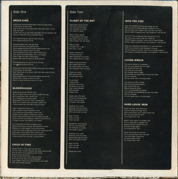 Deep Purple : In Rock (LP, Album, RE, Gat)