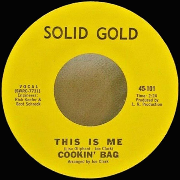 Cookin' Bag : This Is Me (7", Mono, Styrene, Mon)
