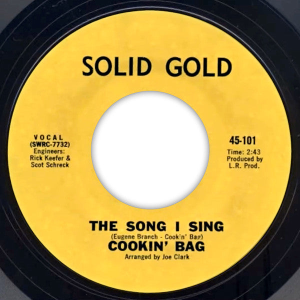 Cookin' Bag : This Is Me (7", Mono, Styrene, Mon)