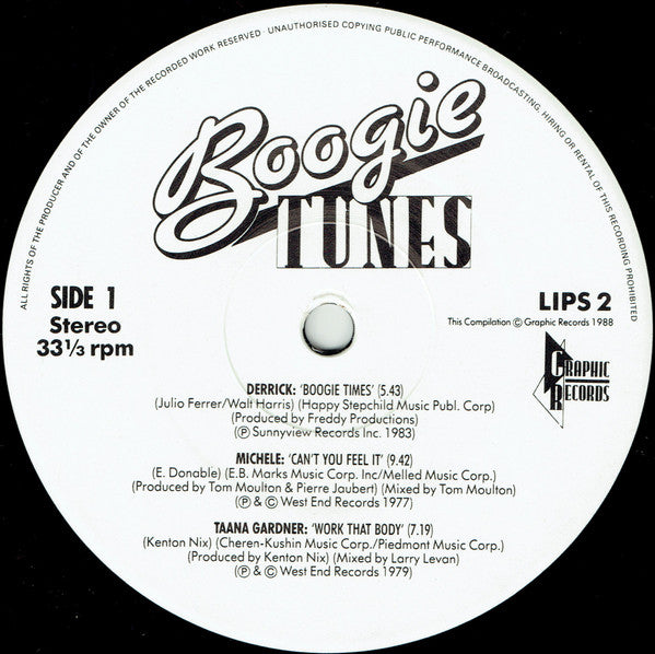Various : Boogie Tunes (LP, Comp)