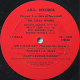 Illinois Jacquet, Arnett Cobb With Milt Buckner, Panama Francis : Jazz At Town Hall (LP, Album)