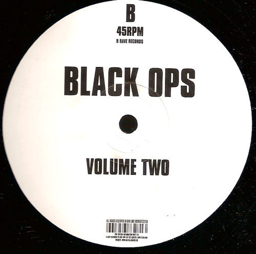 Black Ops : Volume Two (12")