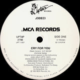 Jodeci : Cry For You (12", Single, Promo)