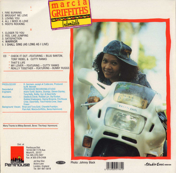 Marcia Griffiths : Indomitable (LP, Album)