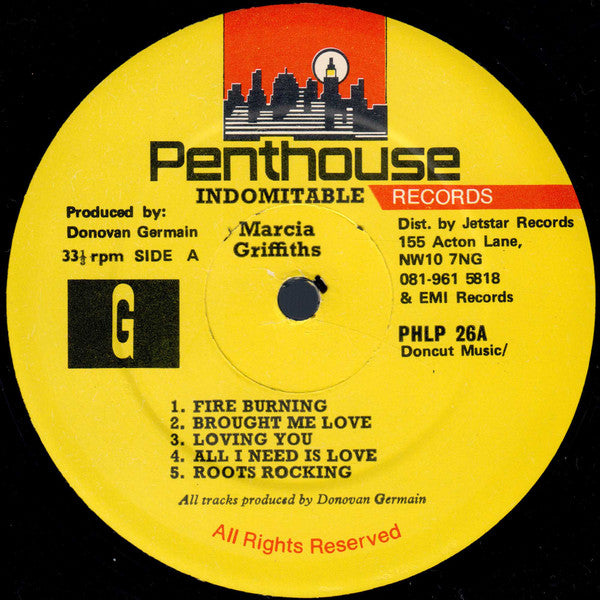 Marcia Griffiths : Indomitable (LP, Album)