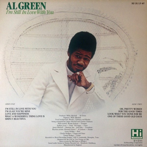 Al Green : I'm Still In Love With You (LP, Album, RE)