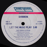 Shannon : Let The Music Play (12")