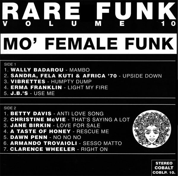 Various : Rare Funk Volume 10 - Mo' Female Funk (LP, Comp, Unofficial)