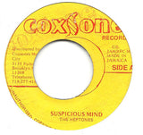 The Heptones : Suspicious Mind / Haven't You Any Fight Left (7", RE, Yel)