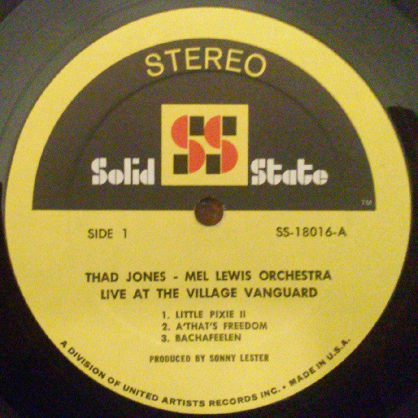 Thad Jones & Mel Lewis : Live At The Village Vanguard (LP, Album)