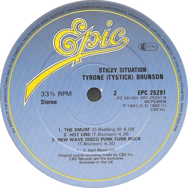 Tyrone Brunson : Sticky Situation (LP, Album)