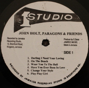 John Holt : Paragons & Friends (LP, Album, RE)