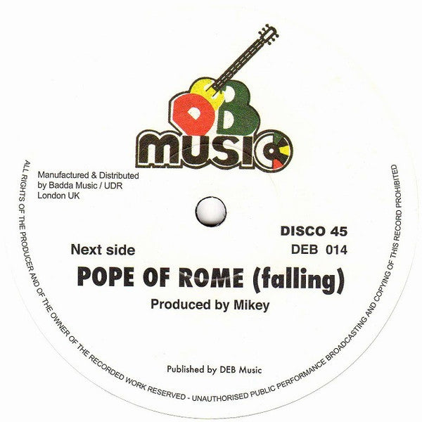 Freddie McKay : Mop And Cry (12", RE)