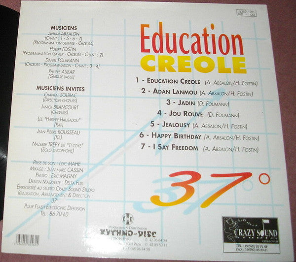 37° : Education Creole (LP, Album)