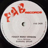 Burning Spear : Foggy Road (7")