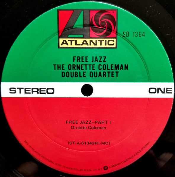 The Ornette Coleman Double Quartet : Free Jazz - A Collective Improvisation (LP, Album, RE, MO )