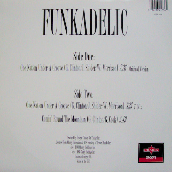 Funkadelic : One Nation Under A Groove (12", Single)