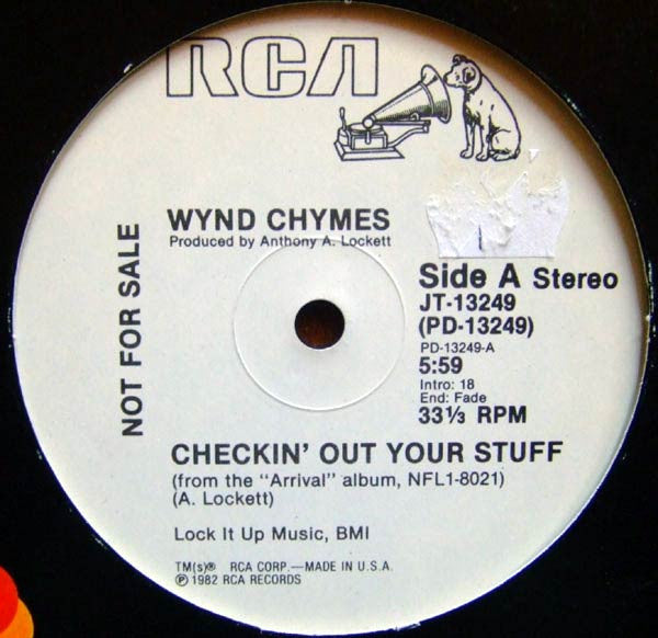 Wynd Chymes : Checkin' Out Your Stuff (12", Promo)
