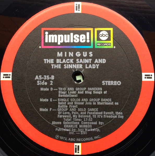 Charles Mingus : The Black Saint And The Sinner Lady (LP, Album, RE, Gat)