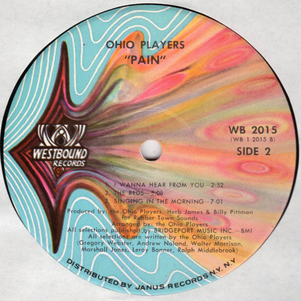 Ohio Players : Pain (LP, Album, Ivy)