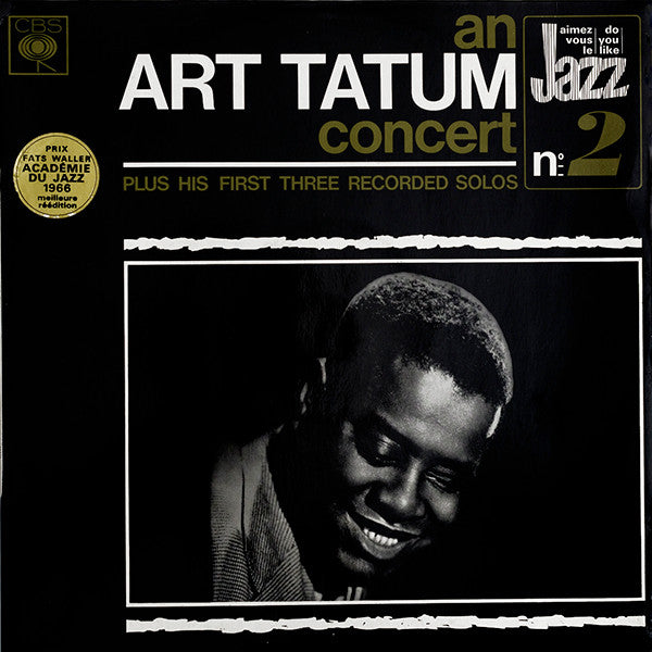 Art Tatum : An Art Tatum Concert Plus His First Three Recorded Solos (LP, Album, Mono)