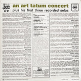 Art Tatum : An Art Tatum Concert Plus His First Three Recorded Solos (LP, Album, Mono)