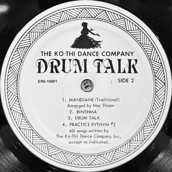 The Ko-Thi Dance Company Inc. : Drum Talk (LP, Album)