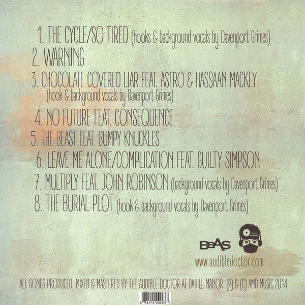 The Audible Doctor : Can't Keep The People Waiting (12", EP, Ltd, Col)