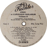 Various : 14 Cañonazos Bailables Vol 15 (LP, Comp)