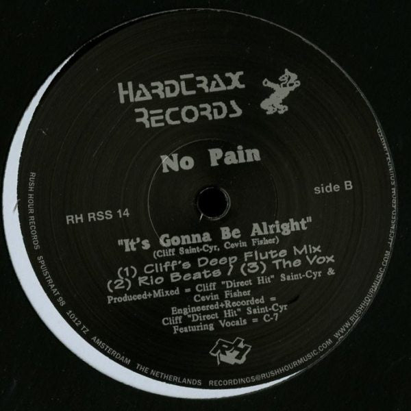No Pain : It's Gonna Be Alright (12", RE)