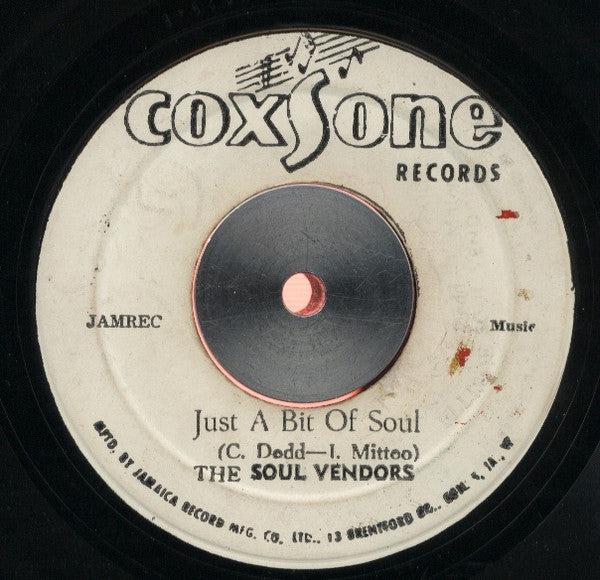 Alton Ellis / The Soul Vendors : I'm Just A Guy / Just A Bit Of Soul (7", RE)