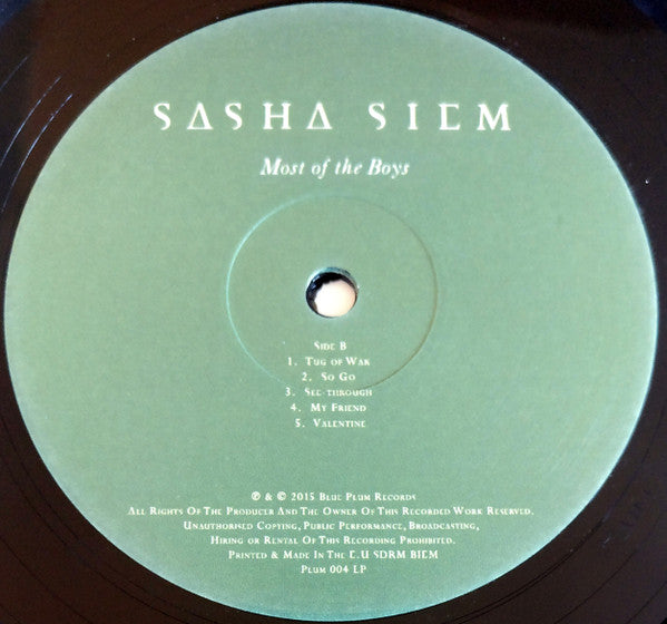 Sasha Siem : Most Of The Boys (LP, Album)