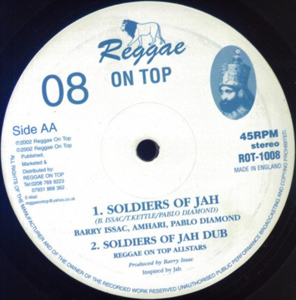 Kenny Knots / Barry Issac : Never Get Burn / Soldiers Of Jah (10")