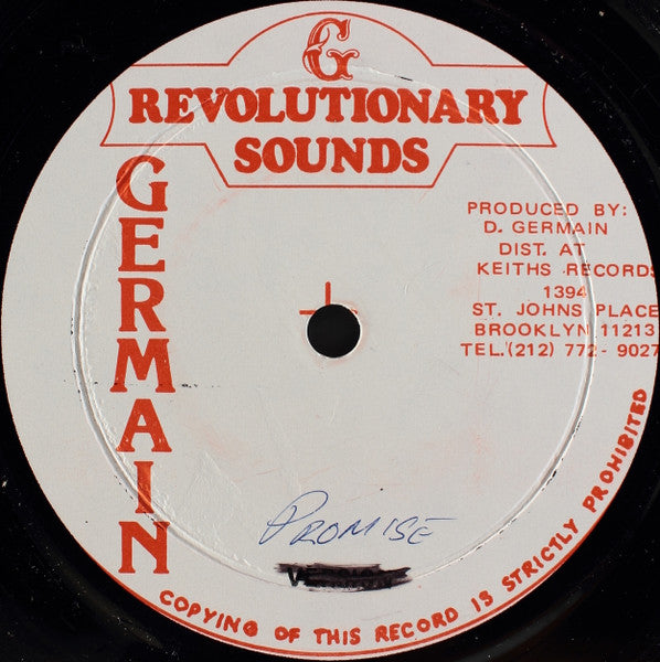 The Tamlins : Don't Break Your Promise (12", Single)