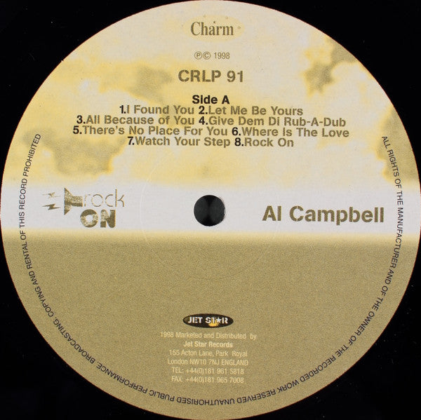 Al Campbell : Rock On (LP, Album)