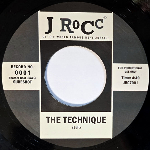 J Rocc : Funky President Edits Vol. 1 (7", Promo)