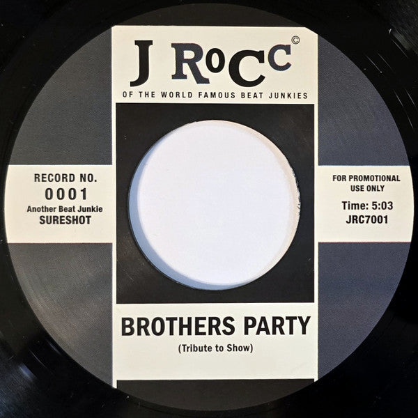 J Rocc : Funky President Edits Vol. 1 (7", Promo)