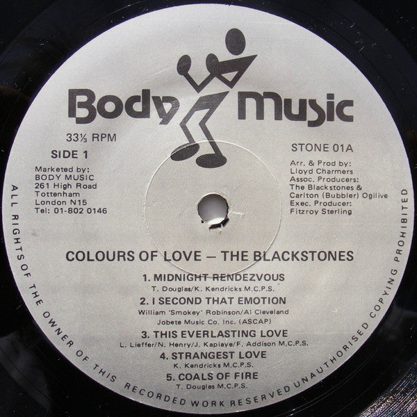 The Blackstones : Colours Of Love (LP, Album)