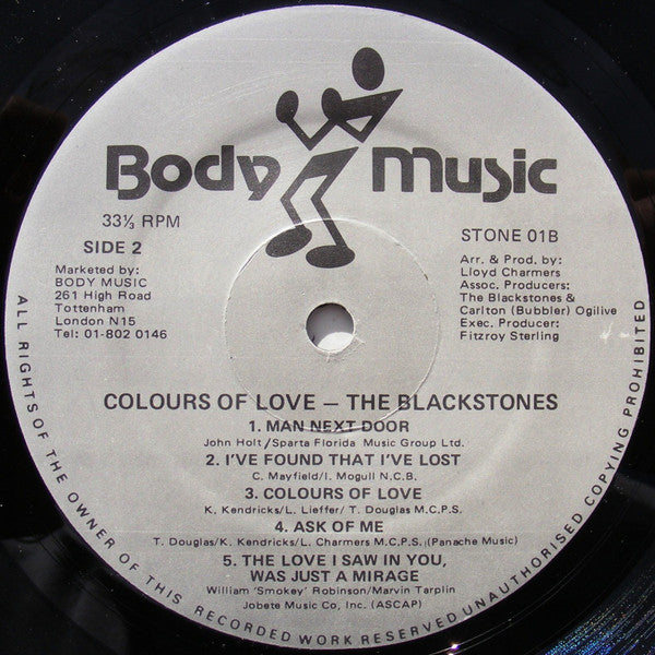 The Blackstones : Colours Of Love (LP, Album)