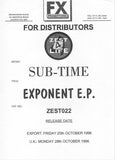 Sub-Time : Exponent E.P. (12", EP)
