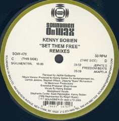 Kenny Bobien : Set Them Free (Remixes) (2x12", Single)