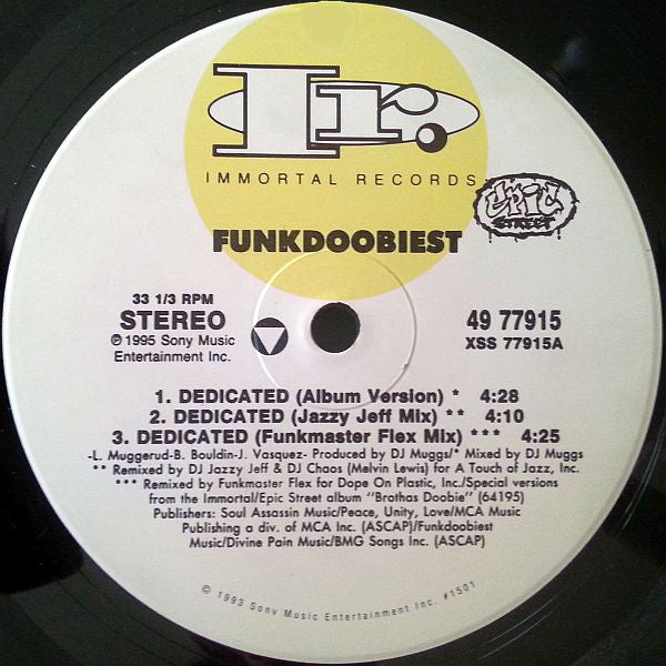 Funkdoobiest : Dedicated (12")