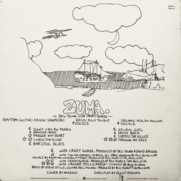 Neil Young With Crazy Horse : Zuma (LP, Album)