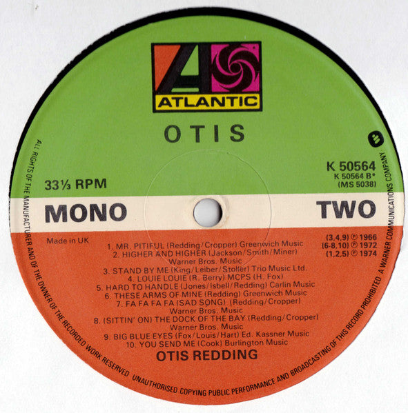 Otis Redding : Otis (LP, Comp, Mono)
