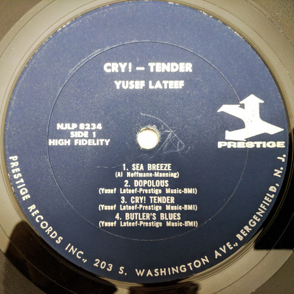 Yusef Lateef : Cry! Tender (LP, Album, Mono, RE)