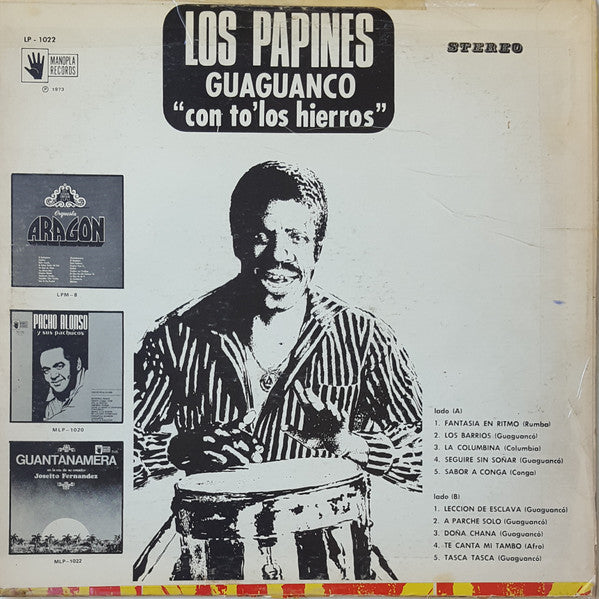 Los Papines : Guaguanco Con To'Los Hierros (LP)