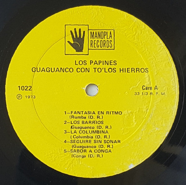 Los Papines : Guaguanco Con To'Los Hierros (LP)