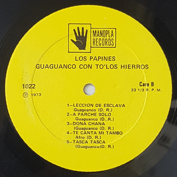 Los Papines : Guaguanco Con To'Los Hierros (LP)
