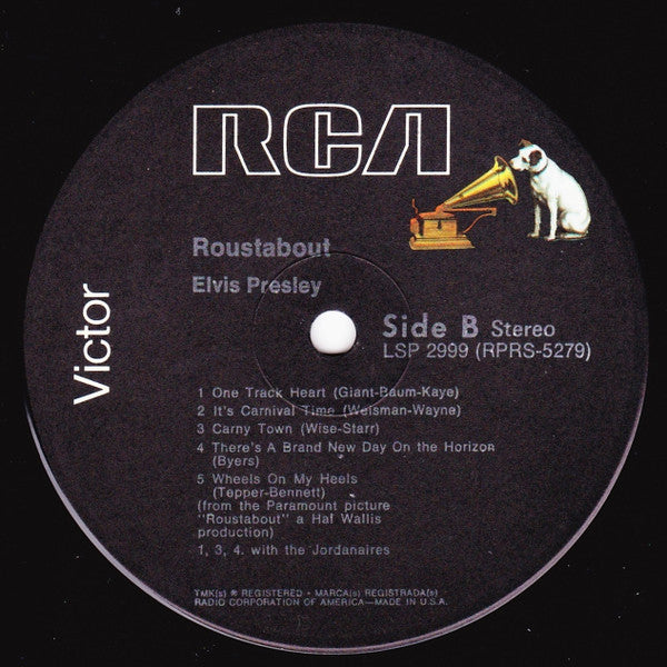 Elvis Presley : Roustabout (LP, Album, RE, Bla)