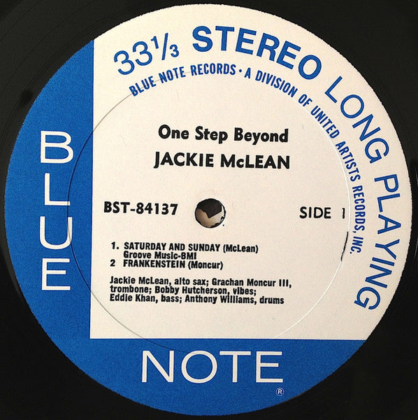 Jackie McLean : One Step Beyond (LP, Album, RE)